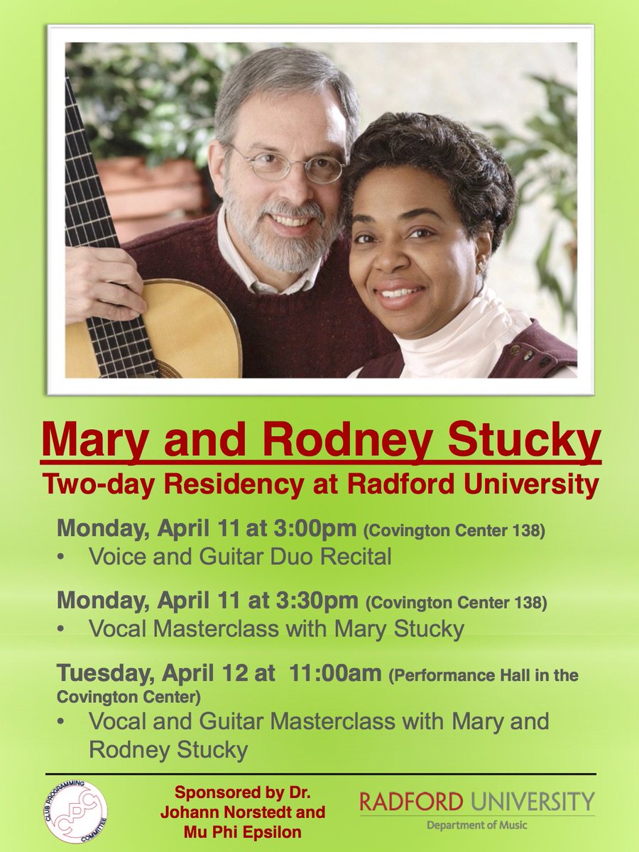 RUInvolvedRU's tweet photo. Guitar &amp; Voice duo recital - @RUCVPA – Learn from the best – Info: https://t.co/1W0FHuQNPm #CPCevent https://t.co/QhfX90DiY8