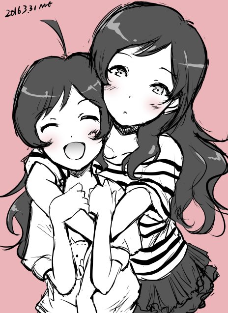 アイドルマスター【北沢志保&木下ひなた】https://t.co/EHfk9CvdTV ミリラジゲスト記念、てんさんでんさん。志保とひなたは同い年なのに身長15cm差という萌え。 