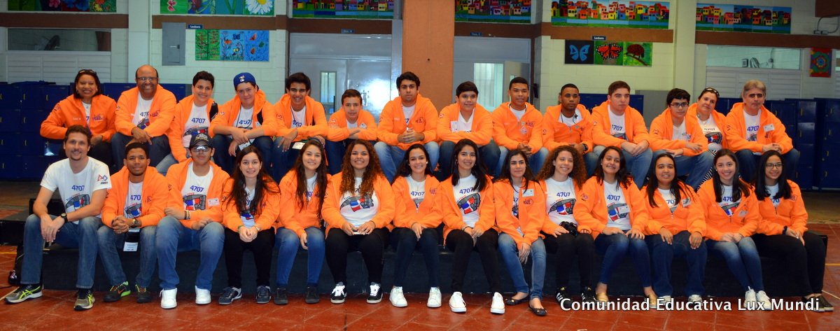 colegioluxmundi's tweet photo. Nuestro equipo @teamforcedr que participará en la FIRST Robotics Competition este fin de semana @SouthFloridaFRC https://t.co/NZrYmZlVXm