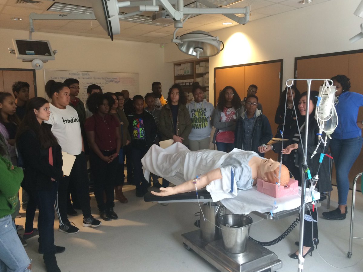 STEM-UP Delaware students - our future physicians - visit The Sidney Kimmel Medical College at Thomas Jefferson Univ