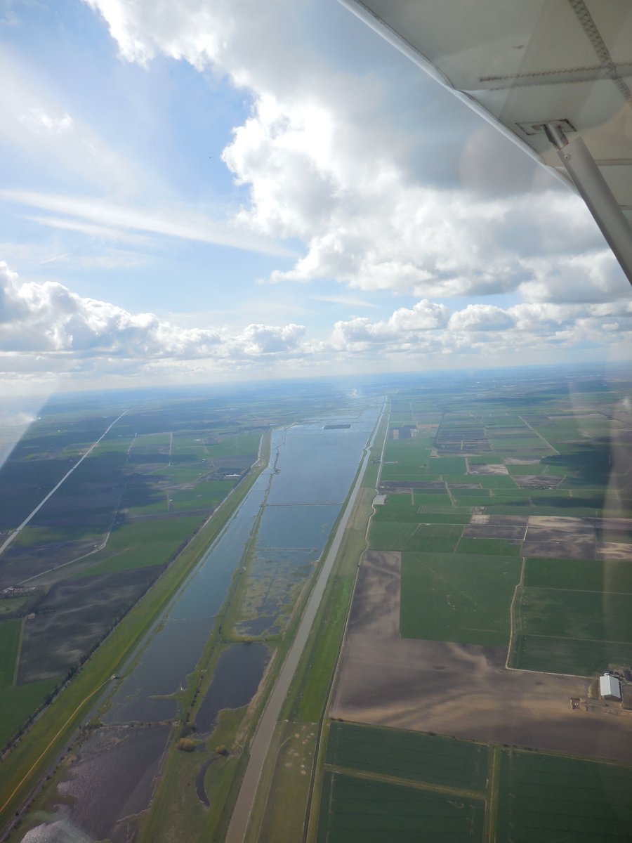 Nene washes still flooded at the end of March.