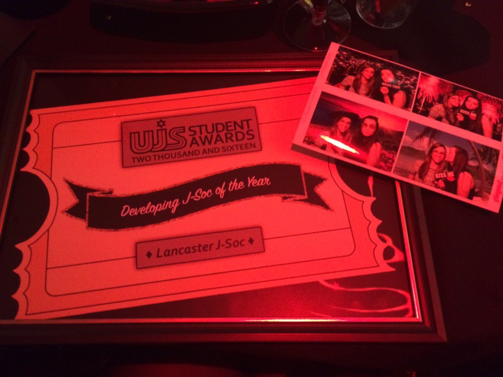 Officially the developing Jewish Soc of the year! This one's for <a href="/JewishChaplain/">University Jewish Chaplaincy</a> rabbi dan Lieberman ❤️ <a href="/LancasterSU/">Lancaster Uni SU</a>