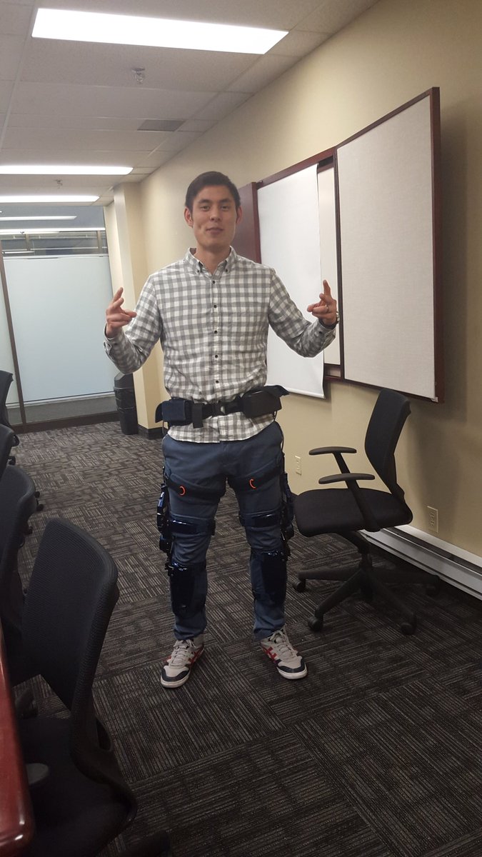 PropelPhysioTO's tweet photo. Thanks Susie @keeogo for the great session with the power assistive walking device!
#Dermoskeleton #Exoskeleton #SCI https://t.co/t6hMIHC934