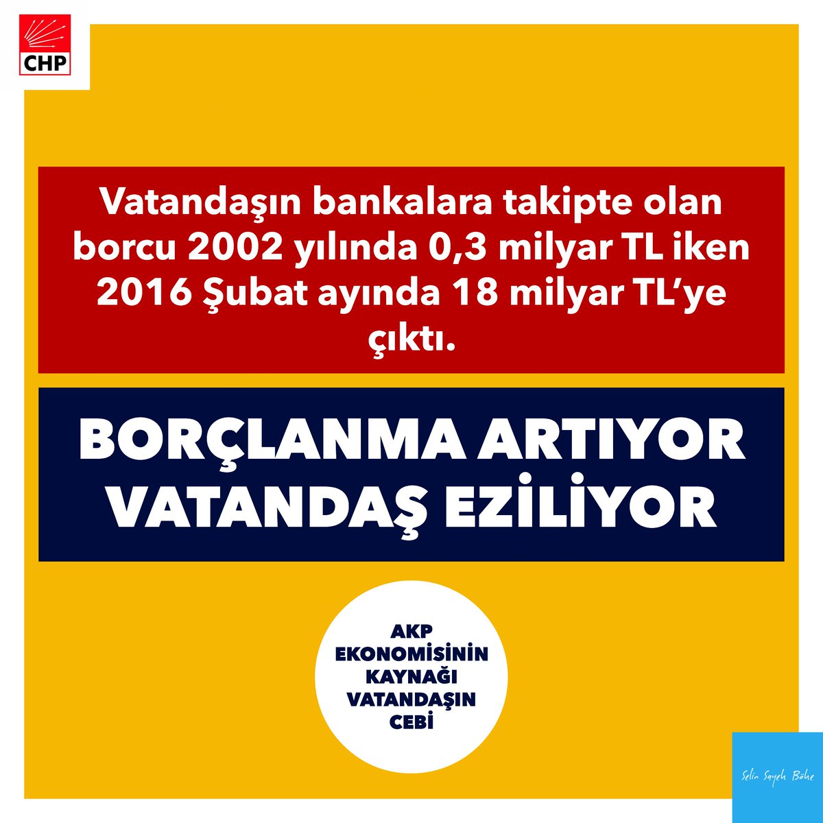 Borç yükümüz her geçen gün artıyor; yaşam şartları ağırlaşıyor. Vasatlığa mahkum değiliz. Daha iyi bir yaşam mümkün!