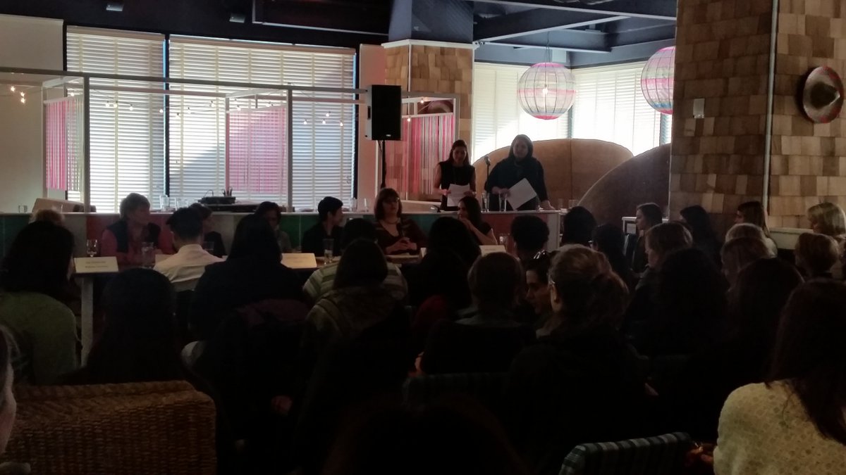 Pics of the packed house from Tuesday's Women in Hospitality panel <a href="/DistritoPHL/">Distrito Restaurant</a>. #girlpower #industryofopportunity