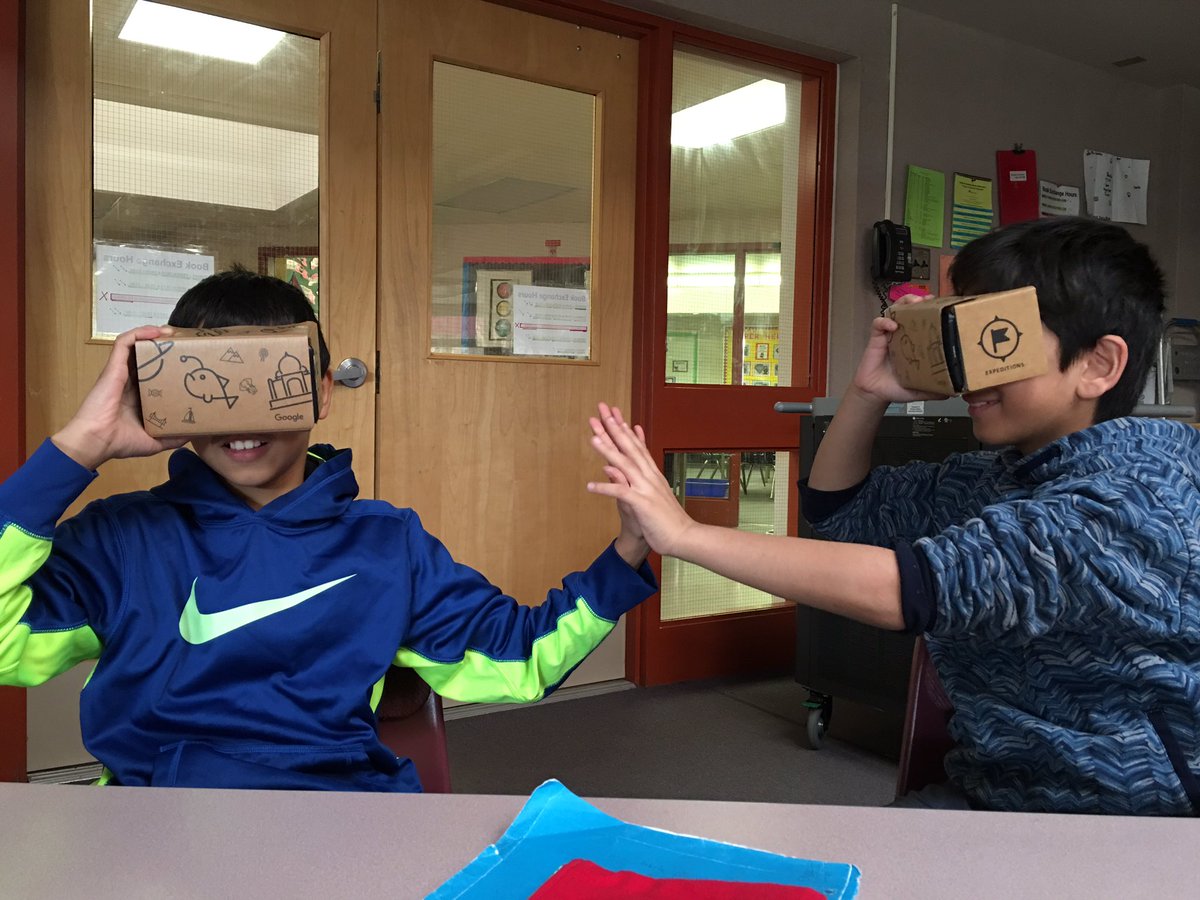 DivisionW's tweet photo. Huge thanx 2 @googlecardboard &amp; #GoogleExpeditions 4 the outstanding journeys @SHECommons w/ #sd36learn Ss #pltech https://t.co/5Sb6pyNFmC