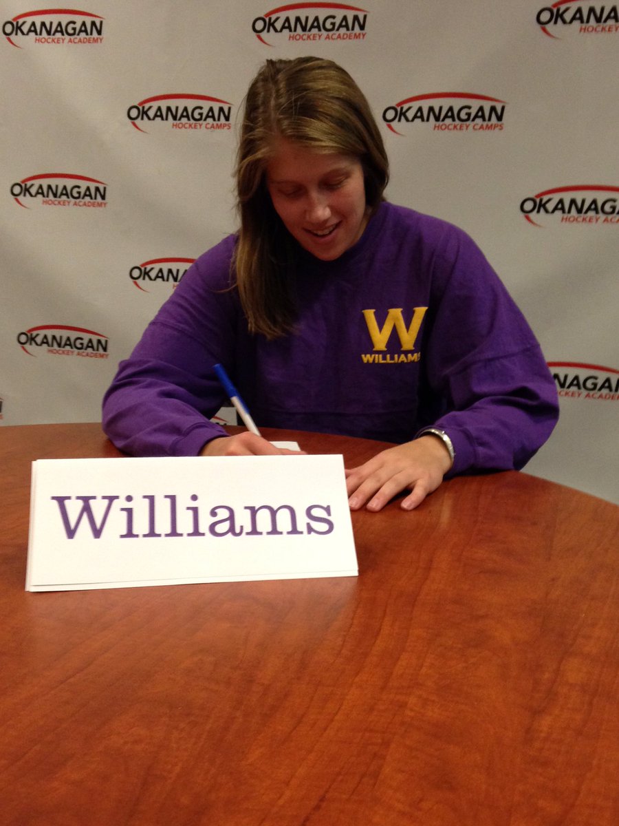 OkanaganHockey's tweet photo. Congrats to @hwhitmore_11 on officially signing with @EphSports! @WilliamsCollege #NCAA https://t.co/qNJLMBFtTk