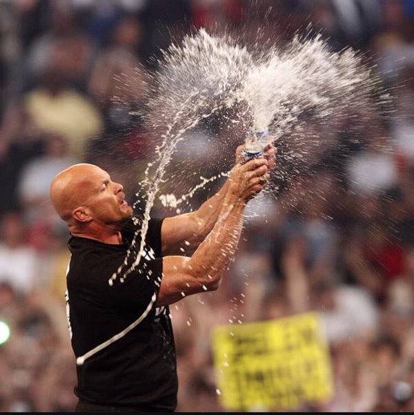 CloydRivers's tweet photo. It’s the last day of Stone Cold month, 3/16. It won’t happen for another 100 years. Drink beer &amp; give stunners. https://t.co/hw5UMsvUUc