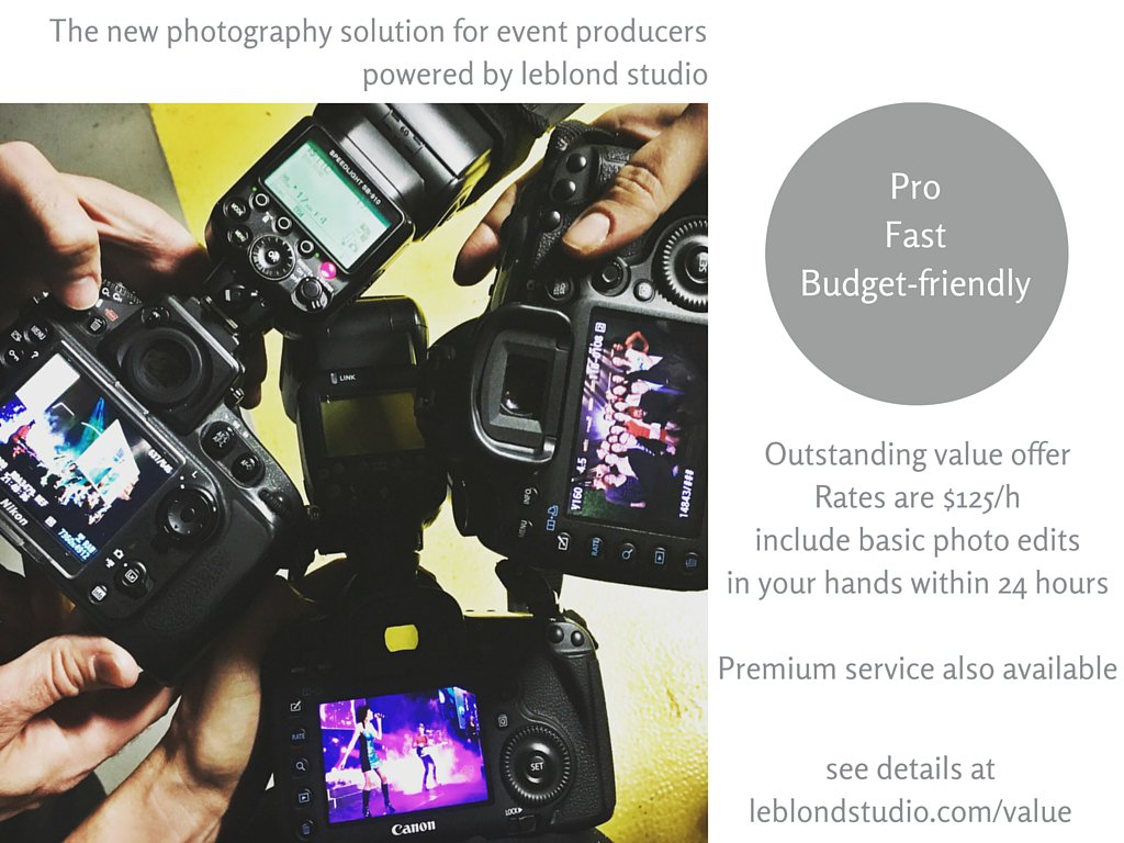 Did you hear? We have a new photo solution for event producers. Pro, fast and budget-friendly.