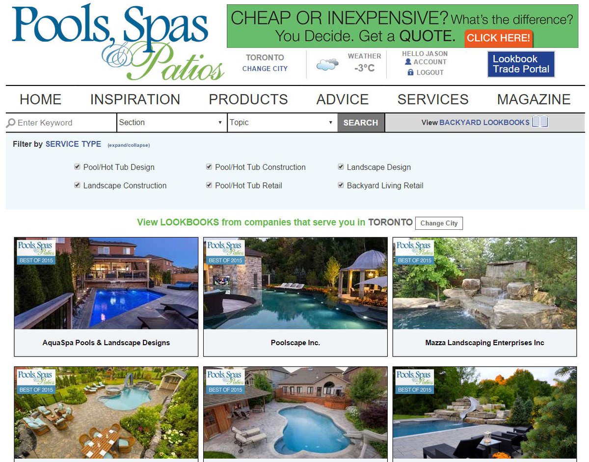 poolsspaspatios's tweet image. Planning a #backyard project? Let our #BackyardLookbooks inspire you buff.ly/1WYqwpj #ProProjects
