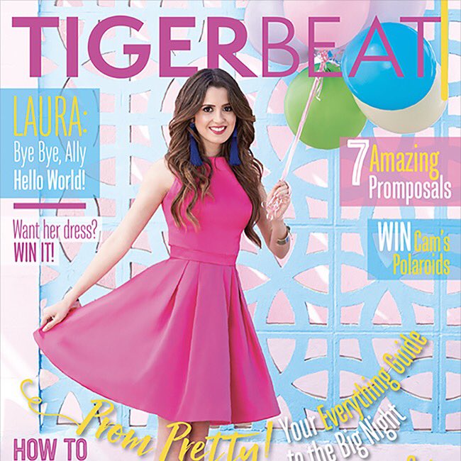 lauramarano's tweet photo. It's National Prom Day (Seriously who comes up with this stuff?!), so you GOTTA go get the @TigerBeatNow Prom issue😊 https://t.co/MB2WOEMLTe