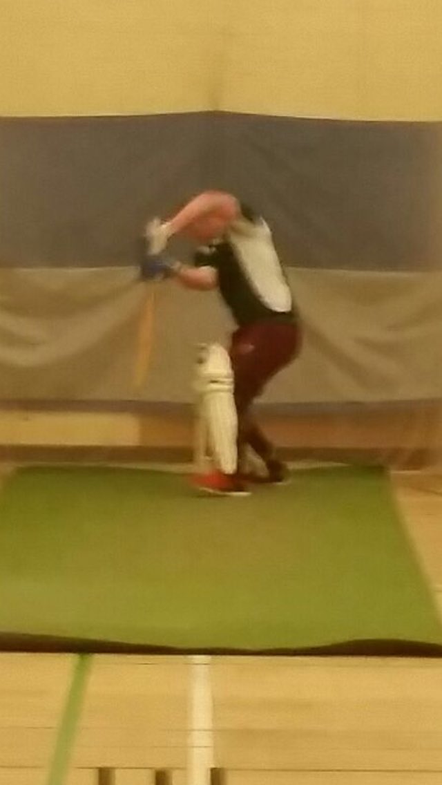 Tim_Brown94's tweet photo. Good net session back with the @fvcc lads. Felt good ready for new season now! #cricket #squaredrive #FVCC https://t.co/fiHtbYuSgs