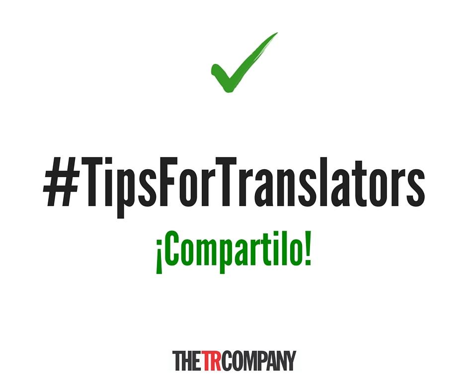 thetrco's tweet image. #TipsForTranslators ✅ ¡Inauguramos sección en Facebook! Mirá el primero: goo.gl/2zZb20