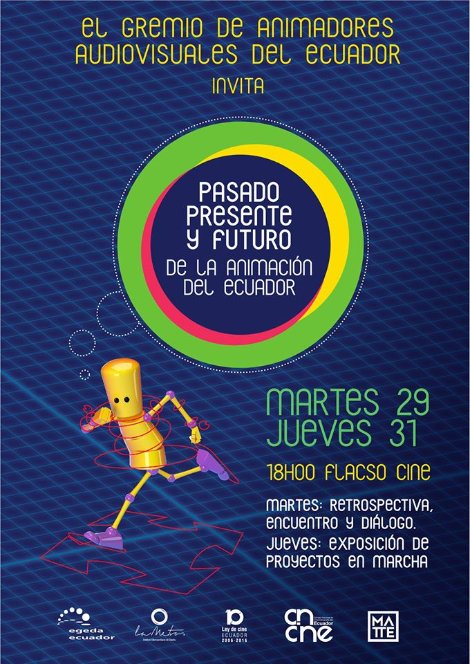 Hoy en la tarde vamos a estar en Flacso Cine mostrando los avances de nuestro corto Simpáti-tas Están invitados #b3d