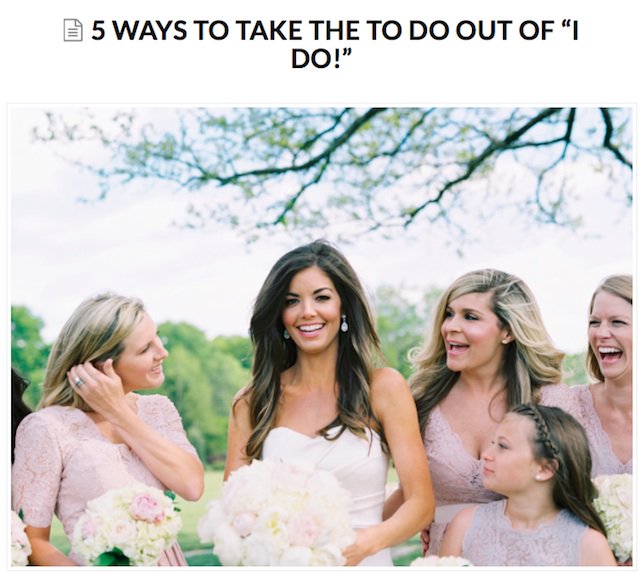 Pro Wedding Planning Advice:  “I Do” Doesn’t Have to Mean “I Do EVERYTHING!” bit.ly/1ZMuRh8 @RegaloDesign