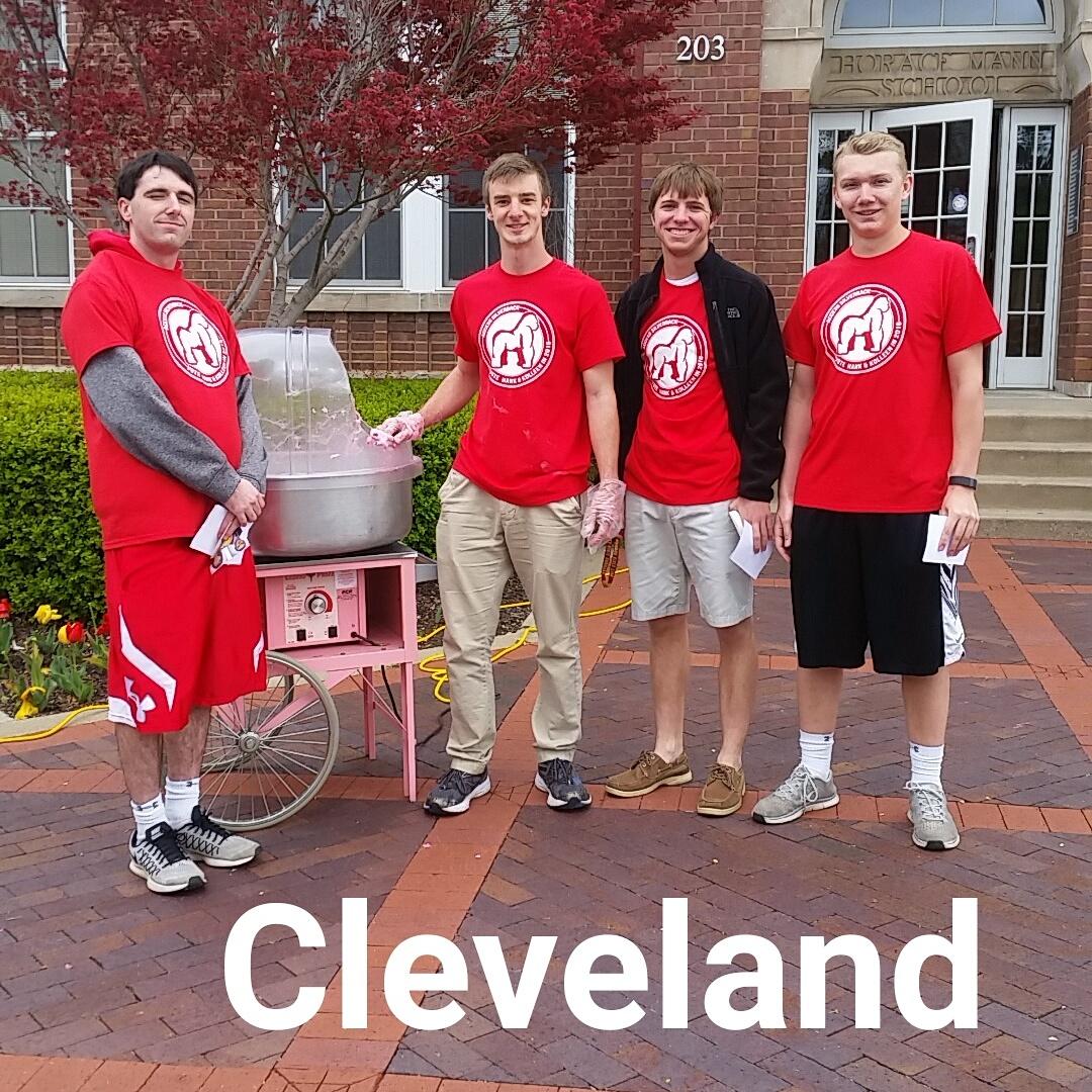 PSUsilverback's tweet image. Cotton candy in Cleveland Plaza! #WerebringingSilverback