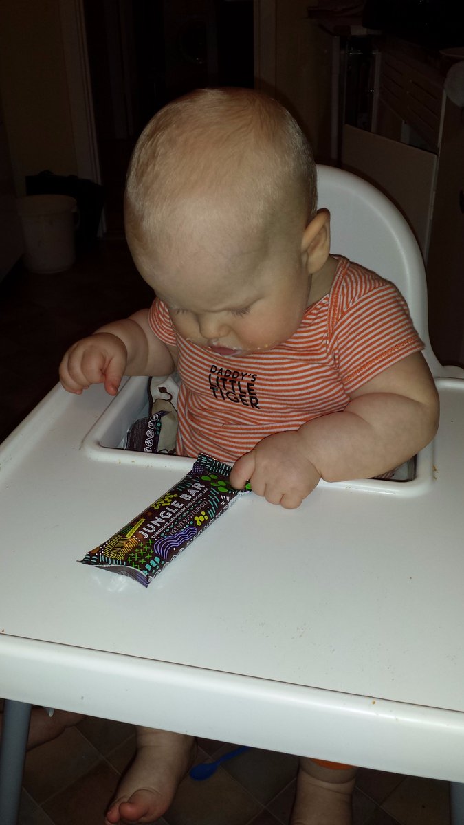 CrowbarProtein's tweet photo. This little dude was eager to #Tastethebuzz of #JungleBar ! https://t.co/aGxBSBM1l2