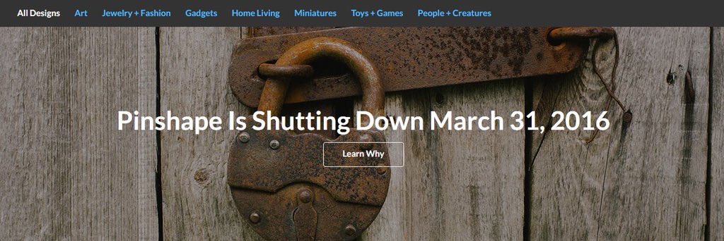 learnbylayers3D's tweet image. Pinshape is closing today.We're ready to fill the gap! Join the 3dfilemarket.com and keep #3dprinting growing