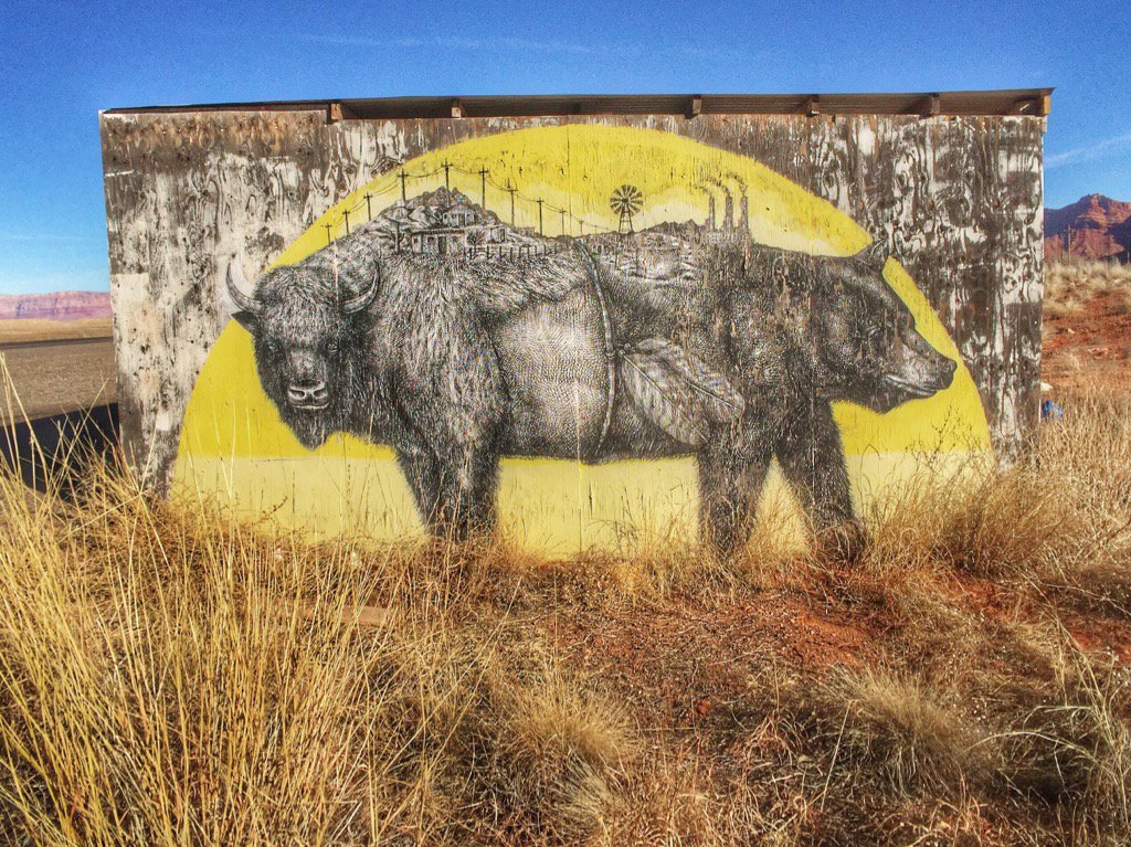 SusanGoudge's tweet image. Will stop for street art especially in the middle of the desert! Part of the #painteddesertproject.
@yourtake