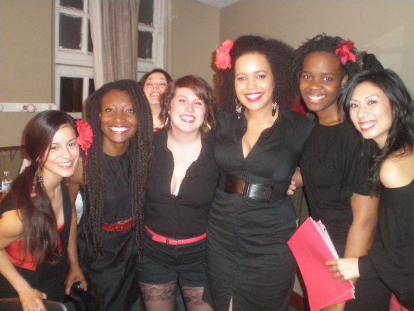 #TBT from 5yrs ago today. Raising money for @VDay w/ some rad, beautiful ladies @nkechi @shesgotthemic @RisaMonster