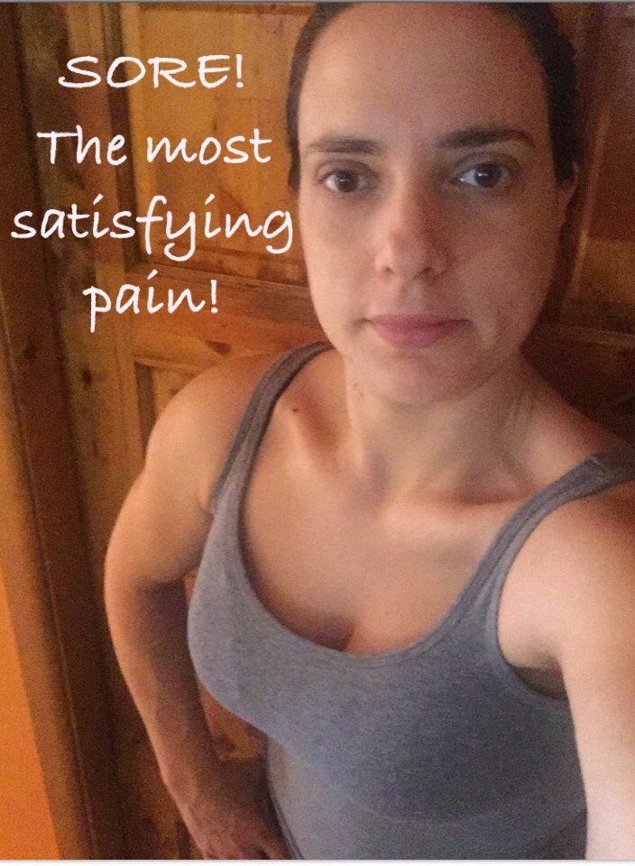 CherylCoco5's tweet photo. Sore!! The most satisfying pain! #Fitness #GetFit #TuffCookie https://t.co/tdNcRu28C8