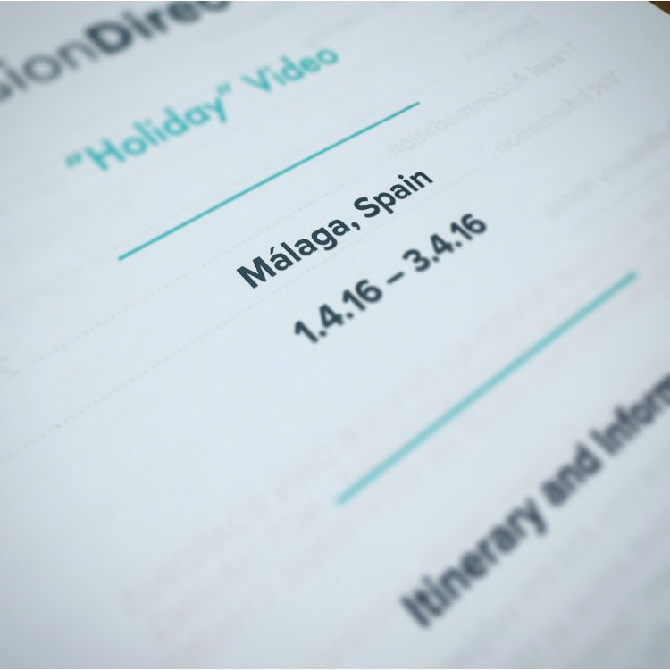 Our trademark comprehensive schedule is ready, and #TeamTanami are off! Buena tarde España! ✈️🎥🇪🇸 #MakingVideoSocial