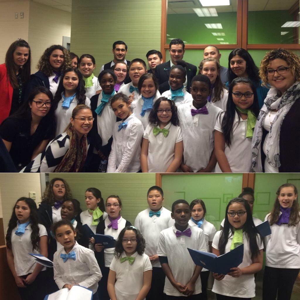 StBernardsTCDSB's tweet photo. The glee club was a total HIT @TD_Canada.  Thanks @ericneu_TD, @TD_maggie and school staff for making it happen. https://t.co/dwhp7GH68G