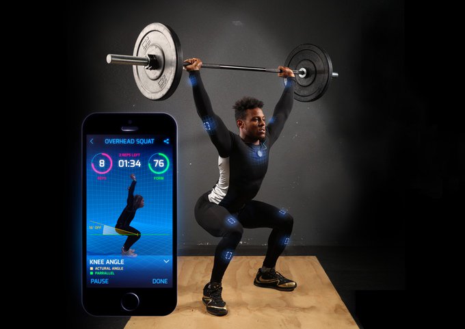 Weekiz's tweet image. #Enflux la combinaison de sport qui devient votre #coach #sportif goo.gl/rWcLJT