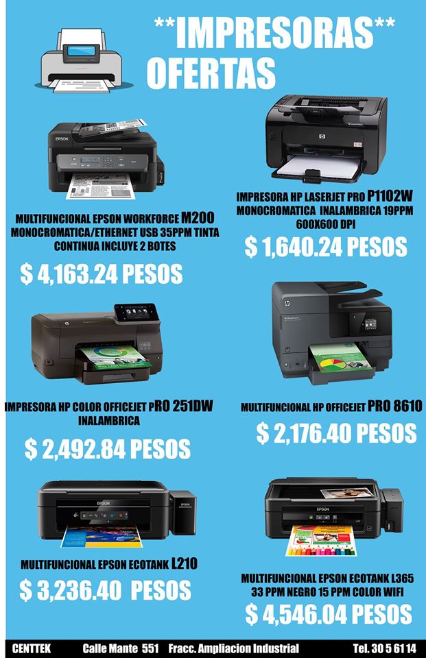 Centtek_Vic's tweet photo. ¿Buscas una buena impresora? ven con nosotros https://t.co/DkkqZ83c1y… #cdvictoria https://t.co/LYJtbuVIbf