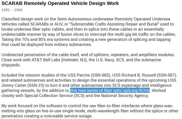wikileaks's tweet photo. NSA using underwater drones delivered by submarine to mass intercept nations https://t.co/uuc4GSdPuo via @csoghoian https://t.co/qOtY3bvILa