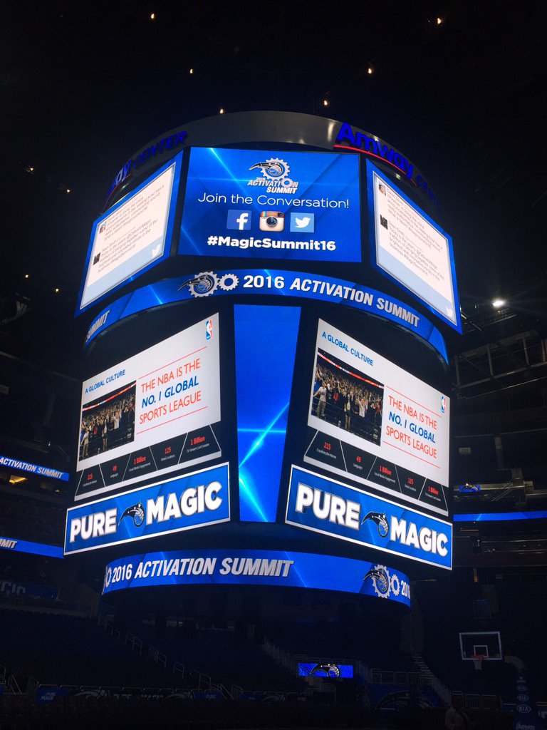 jtmcwalters's tweet photo. "1 in every 7 people in the world have seen an NBA game" - Pam El, NBA Chief Marketing Officer #magicsummit16 https://t.co/qLacKrRn8p