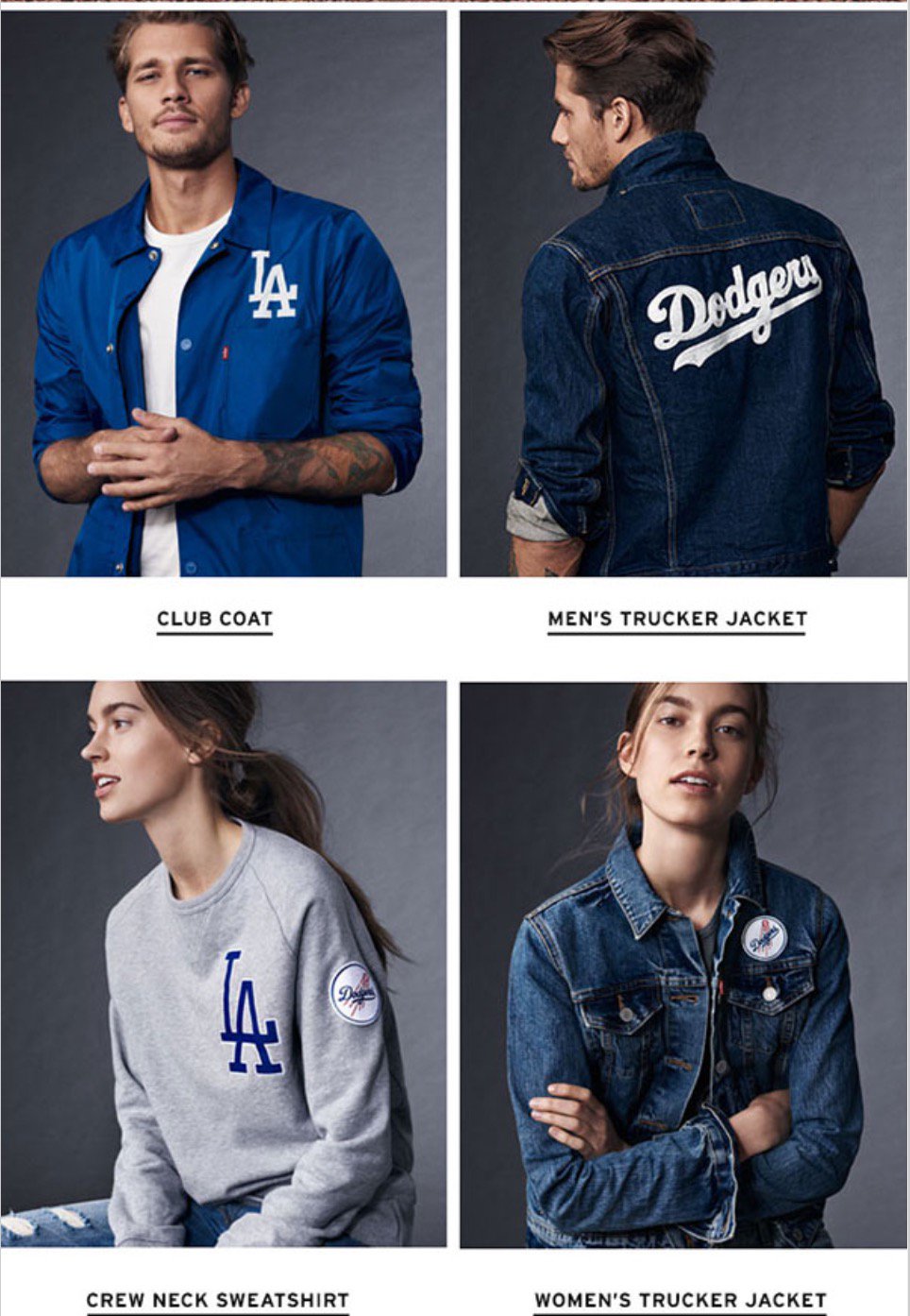 levis dodgers club coat