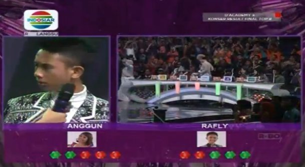 Selamat <a href="/DA3_Rafly/">Muh.Rafly Heriawan</a> berhasil lolos menyusul ke babak 6 besar #DAcademy3! Mohon maaf <a href="/DA3_Anggun/">Anggun #DAcademy3</a> yg harus tersenggol.