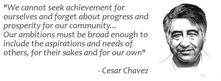 LAGreatStreets's tweet photo. Today we're honoring the life of Cesar Chavez who fought for social justice and respect for all. https://t.co/2g8EEIGQxX
