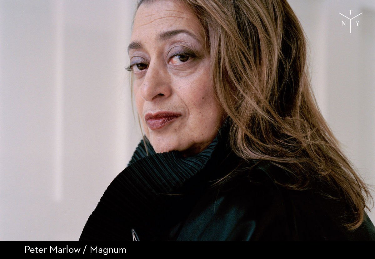 NewYorker's tweet image. Zaha Hadid had to be twice as smart and three times as tough as her male counterparts: nyer.cm/AkaakEE