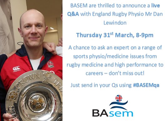 basem_uk's tweet photo. Great to see the Qs coming for the Q&A in 1-hour, hope you can join us and our fantastic guest! #BASEMqa https://t.co/3z04CoYHg1