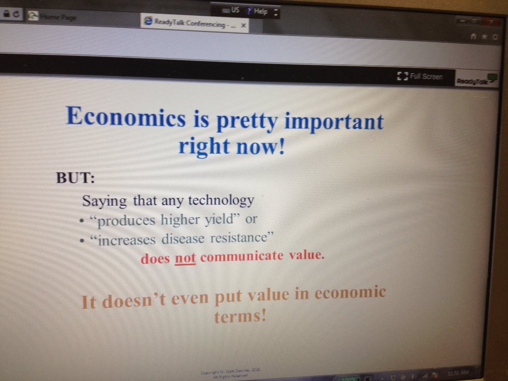 BoisvertLyse's tweet image. Communicating the "value" of seed treatments. Need to Know our customers. #SWWebinar