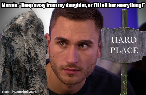 Hollyoaks's tweet photo. Good luck getting out of this one, Freddie! #Hollyoaks https://t.co/5uOo5tqtxR