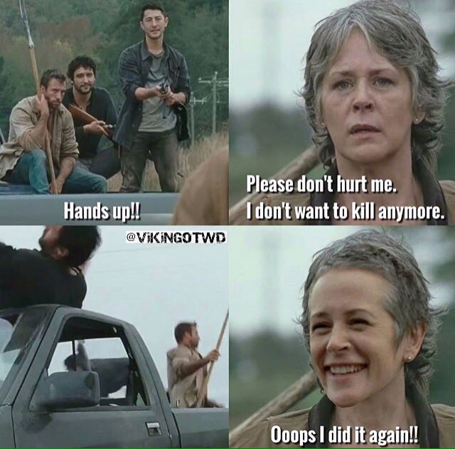 Negans1Queen's tweet photo. @tamarahvt @acupofcarol @Mariloune @amyhcmc @deniselynne1966 @McBrideaholic @teamCarylTWD @QueenBitchCarol https://t.co/6rXgf7rFdK