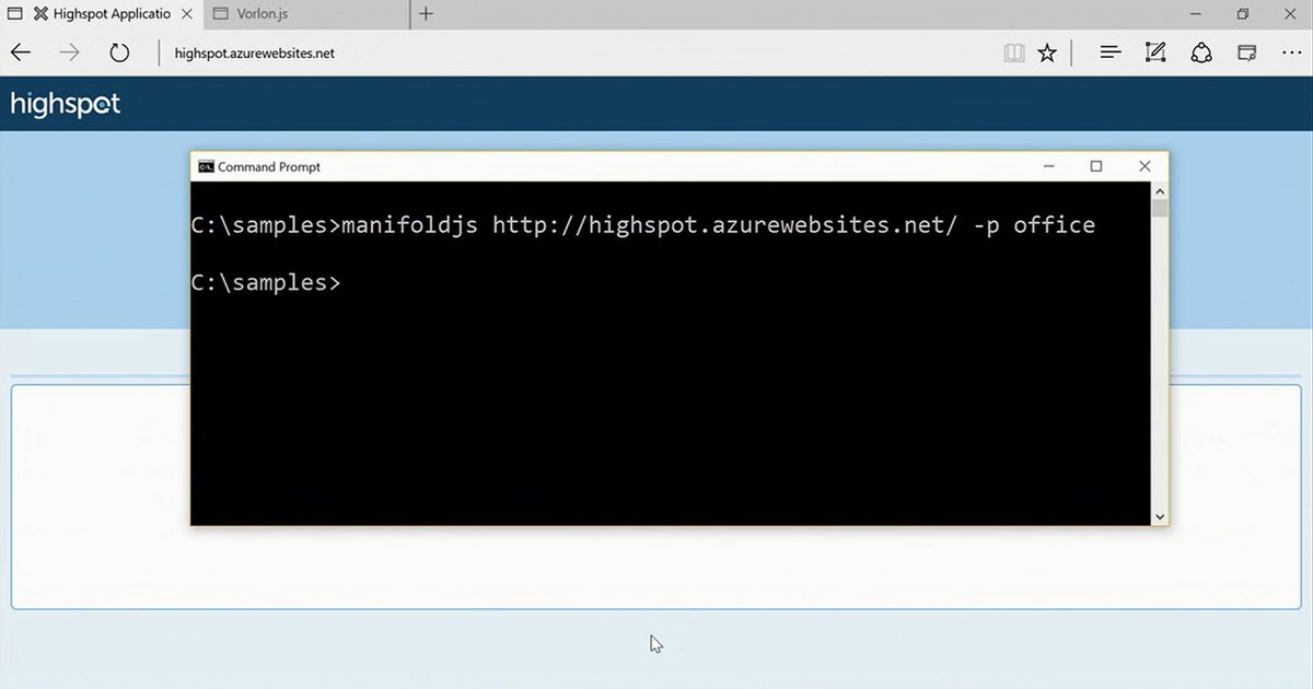 lee_stott's tweet photo. Oh... nice #ManifoldJs now supports creating #Officeadds in https://t.co/ajBjHzTkSa https://t.co/Fhkdj4tBMI
