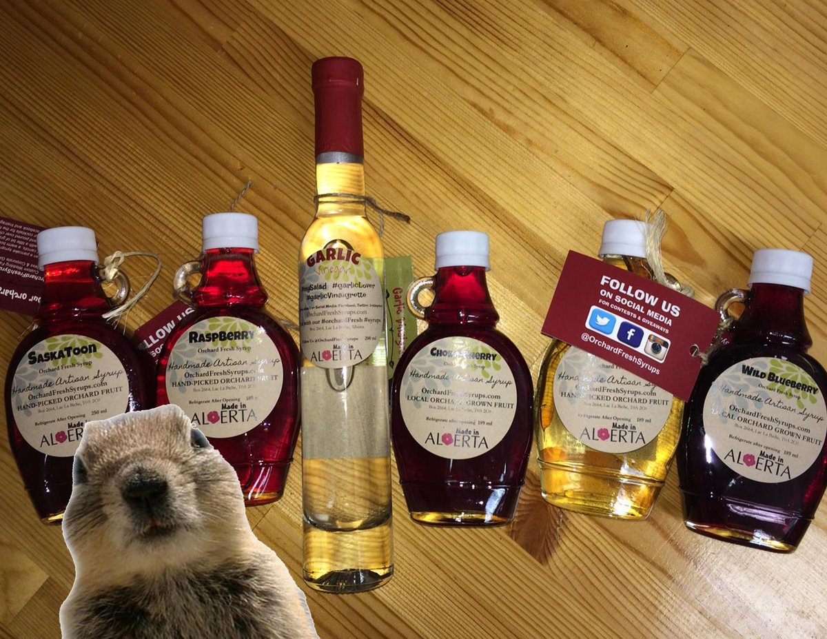 banfflakelouise's tweet photo. Our office is abuzz with the generous gift of artisan syryps from @OrchardFreshSyr! Fire up the waffle maker... https://t.co/35e1MCg0Su