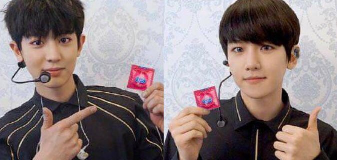 so0mpi's tweet photo. #ICYMI exo endorsing safe sex. https://t.co/CyurwEvBGa