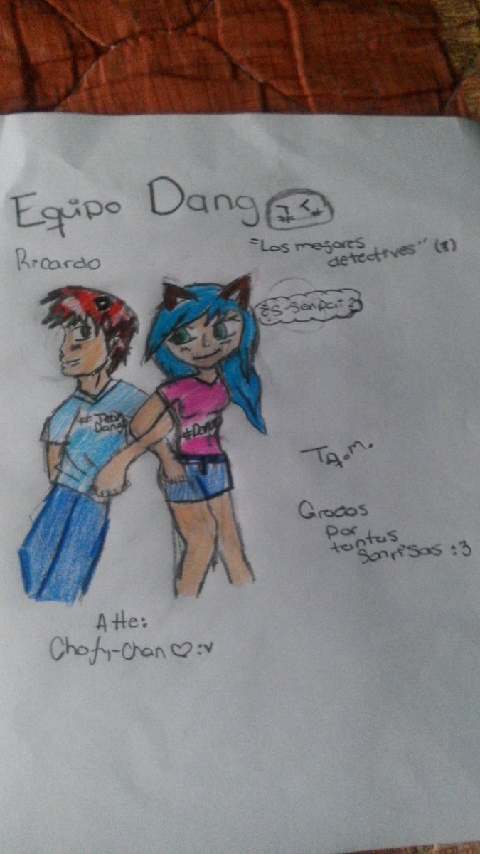 lucianhowie's tweet photo. @Riicardotaku te hice un dibujo :3 lo hice con mi kokoro❤ :v
#TeamDango
Espero te guste :3 https://t.co/bwgEfoTKHV