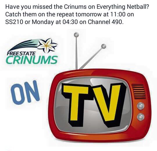 FSCrinums's tweet photo. Everything Netball featuring your favorite @FSCrinums @Netball_SA #BFNPL Catch the repeat on @SuperSportTV 210 https://t.co/Xbt4Er9ABW