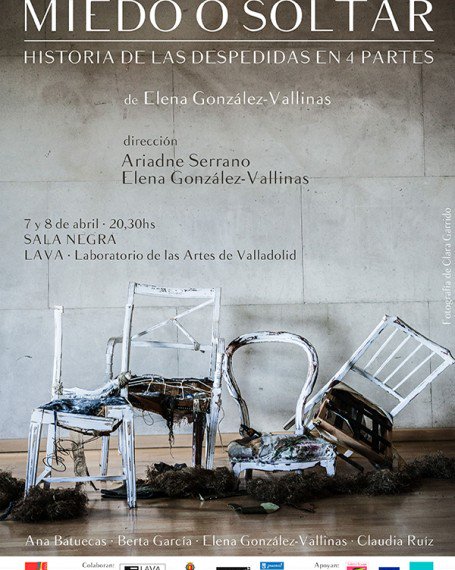 'Miedo o soltar. Historia de las despedidas en 4 partes' , 7/8-abril en <a href="/LavaVLL/">Laboratorio de las Artes de Valladolid :: LAVA</a> #Valladolid ow.ly/ZQmYm