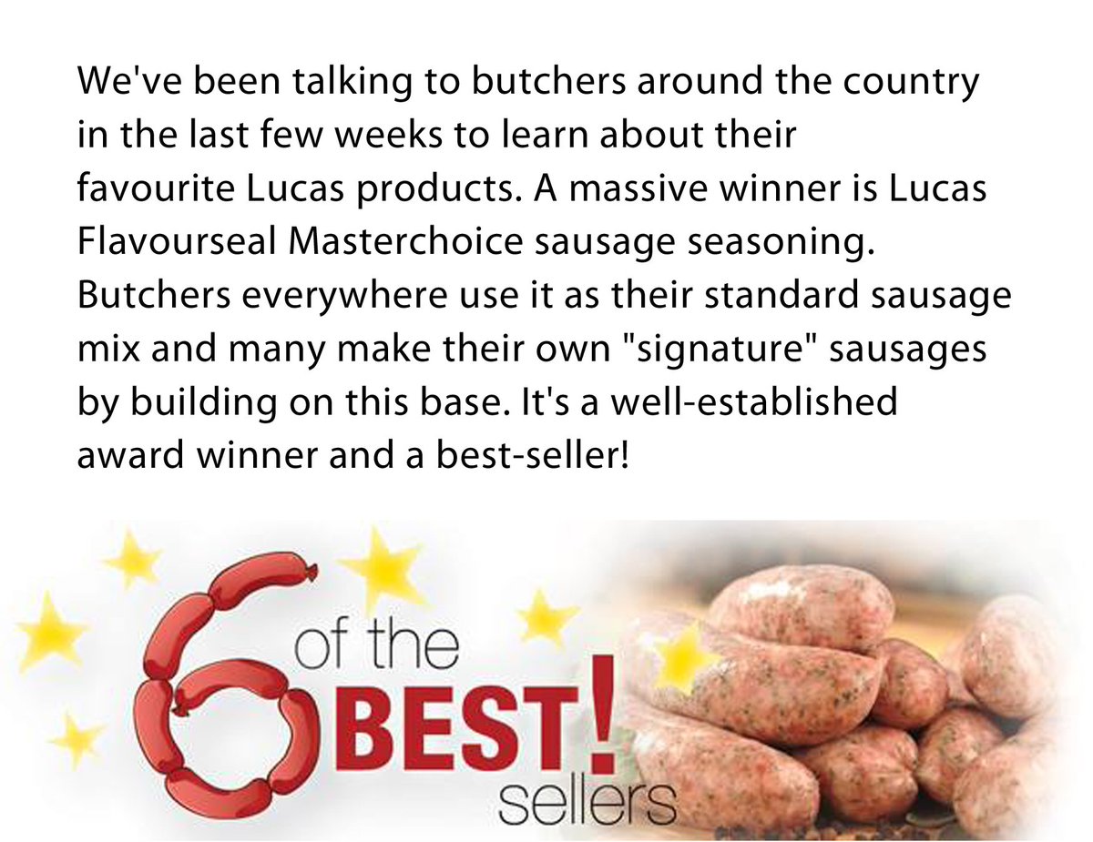 lucas master choice sausage seasoning