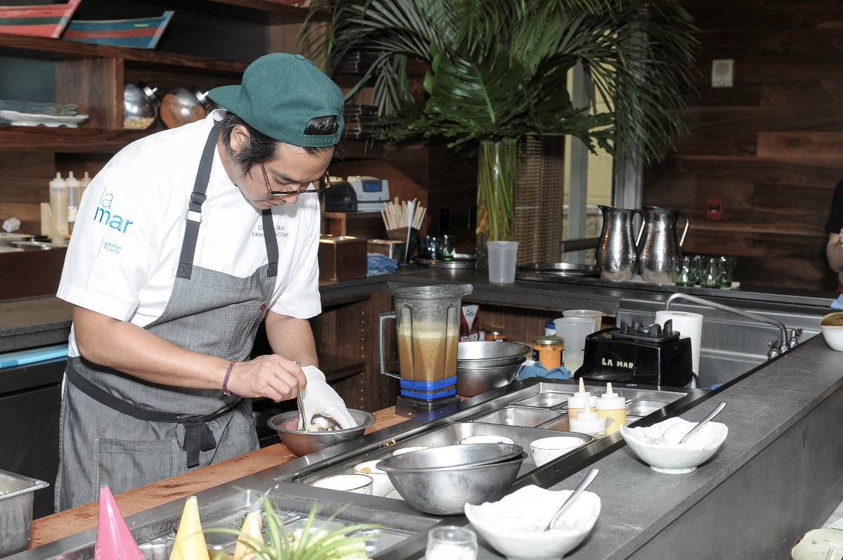 NewTimesFood's tweet photo. #ceviche pro tips & recipe from #LaMar's #DiegoOka @diegooka @MO_MIAMI https://t.co/NxG6X3uphK https://t.co/PtrvwgaYir