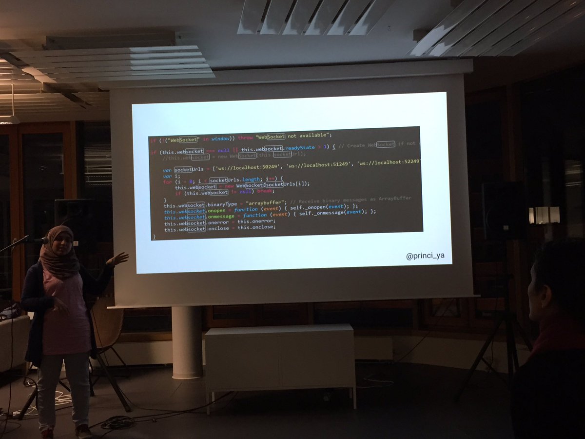vanesacodes's tweet photo. @princi_ya presenting @WomenWhoCode #Berlin how bring code 2 life building #perceptualComputing #SDKhacking #code https://t.co/VK7hfRmuAu