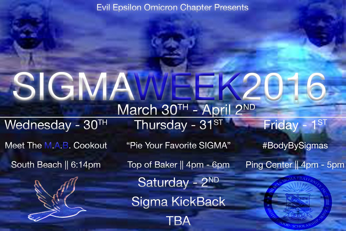 Sigmas_OU's tweet photo. Come 2 baker 2 pie ur favorite Sigma 2day https://t.co/zTiDTK9sTg