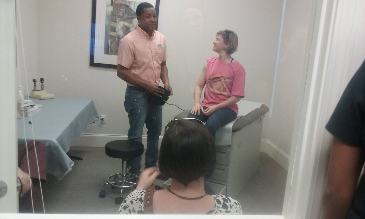 GoPropeller's tweet photo. We're at our alum @BauseyMedical's office where they provide affordable #healthcare to #NOLA East! #propelchange https://t.co/Ayw5ZhhPN0